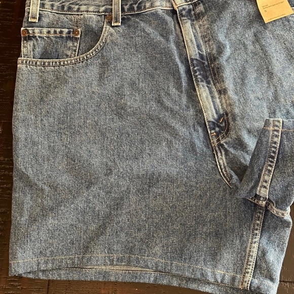 NWT VINTAGE Levi’s 569 loose straight denim blue jean shorts Big Tall 40 - Picture 4 of 10